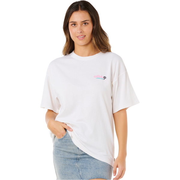 2026 Rip Curl Womens Aloha Heritage Tee 0N3WTE - Bone